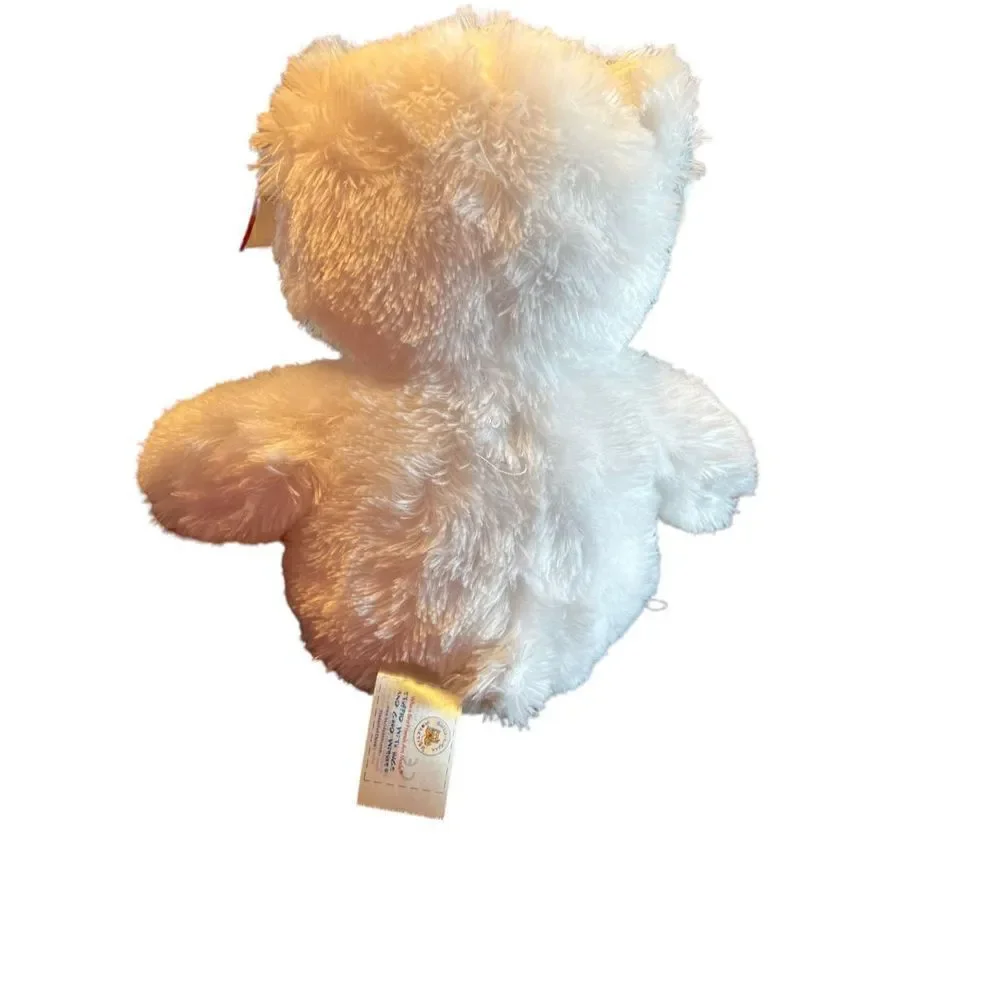 Build a bear beary merry Teddy limited edition 2010 white Christmas